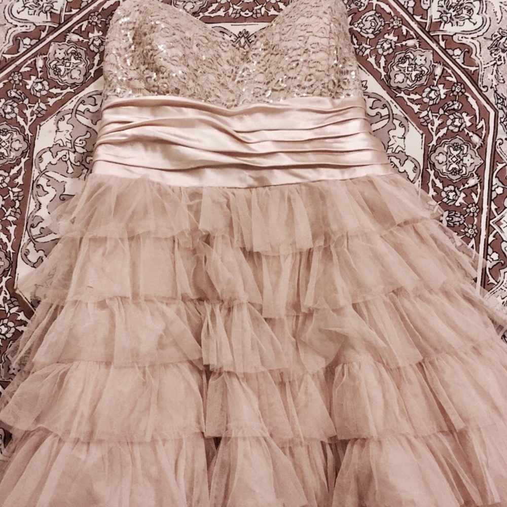 Beautiful Tulle Dress with Appliqué